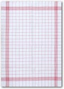 DYCKHOFF Geschirrtuch Karo Halbleinen Weiß/Rot 50x70 cm Bild 4