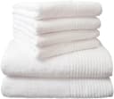 DYCKHOFF Handtuch Set Brillant 6-tlg. Weiß Walkfrottee Bild 2