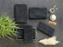 DYCKHOFF Handtuch Set Brillant 6-tlg. Schwarz Walkfrottee Bild 1