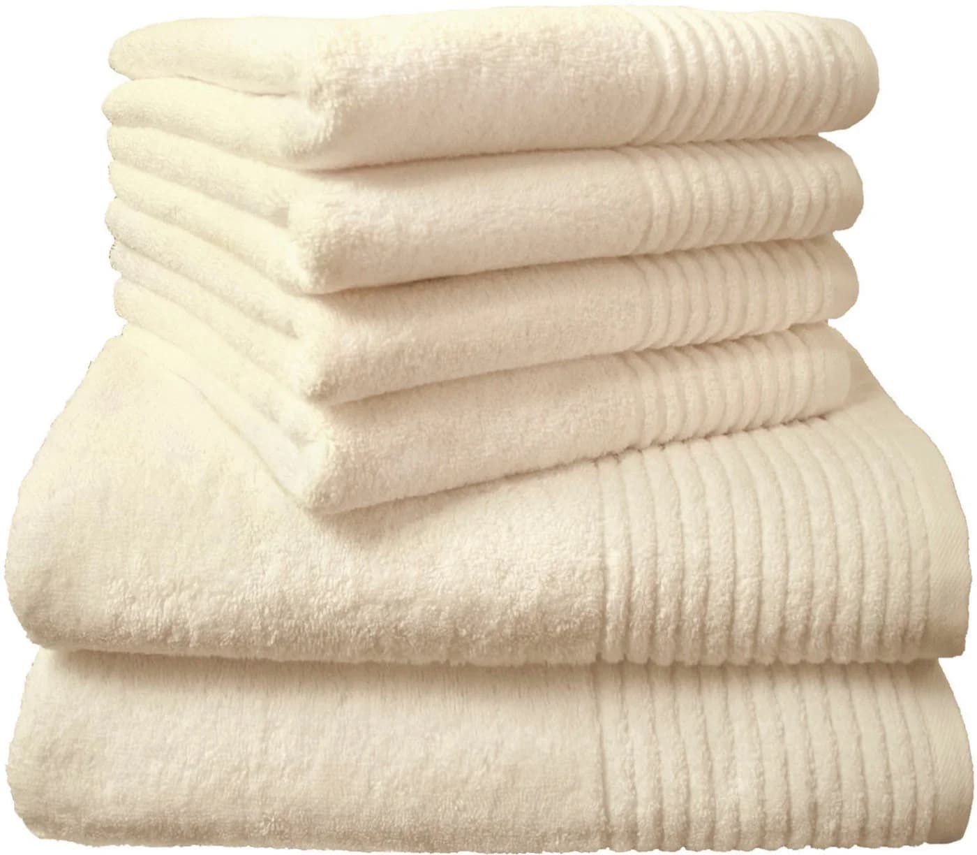 Dyckhoff Handtuch-Set 6-tlg. Beige 100% Baumwolle Frottee - Bild 2