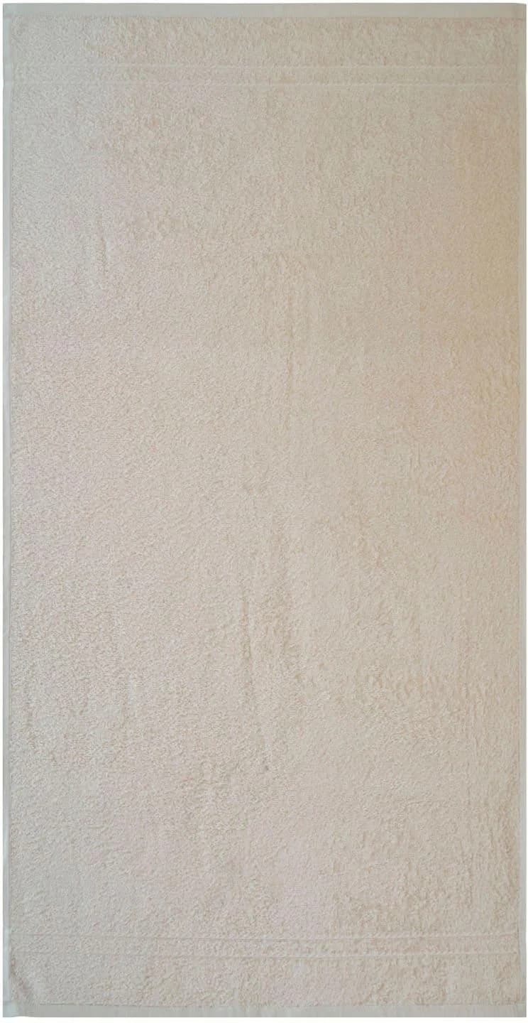 DYCKHOFF Badetuch Kristall Beige Frottier 100% Baumwolle