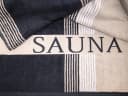 Dyckhoff Saunatuch XL Stripes Grau 100% Baumwolle Bild 1