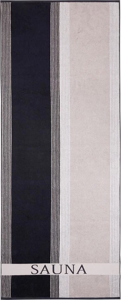 Dyckhoff Saunatuch XL Stripes Grau 100% Baumwolle - Bild 2