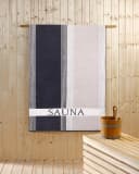 Dyckhoff Saunatuch XL Stripes Grau 100% Baumwolle Bild 4