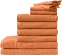 Dyckhoff Handtuch Set Kristall 10-tlg. Walkfrottee Braun Bild 2