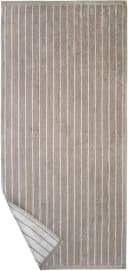 Duschtuch Dyckhoff Nadelstreifen Beige 70x140cm Walkfrottee Bild 1