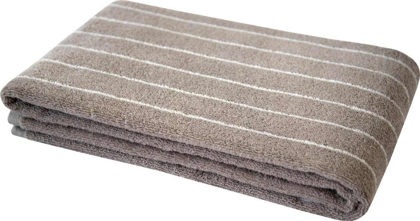 Duschtuch Dyckhoff Nadelstreifen Beige 70x140cm Walkfrottee - Bild 2