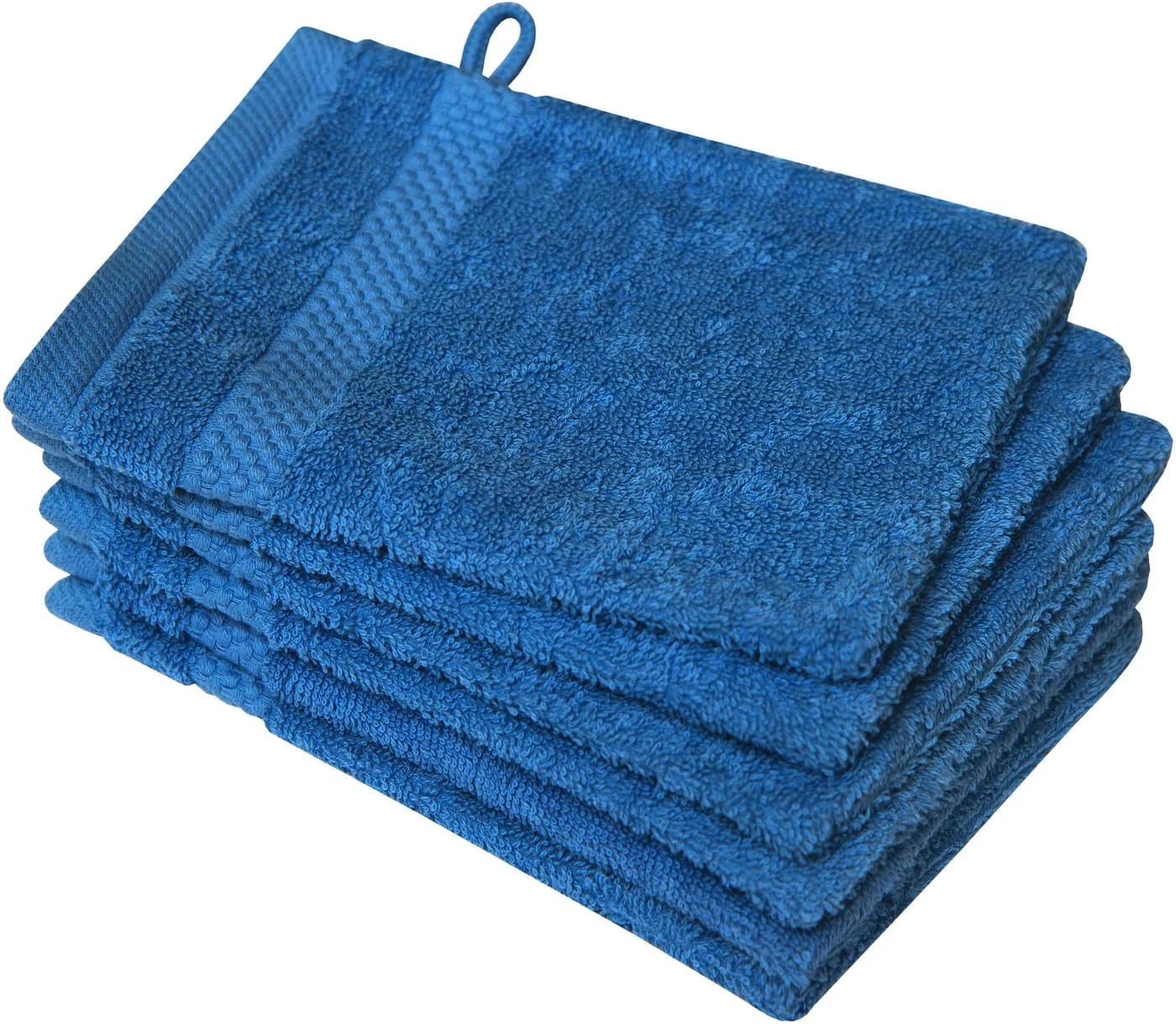 DYCKHOFF Planet Waschhandschuh Blau 100% Baumwolle Walkfrottier - Bild 2