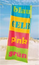 DYCKHOFF Strandtuch Colours Bunt 100% Baumwolle Bild 1