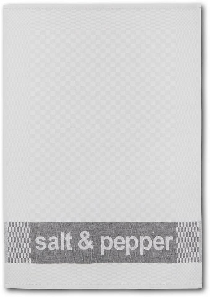 Dyckhoff Geschirrtuch Set Salt & Pepper Grau 100% Baumwolle - Bild 4