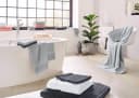 DYCKHOFF Handtuch Set Siena Azurblau 100% Baumwolle Bild 1