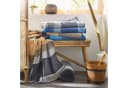 Saunatuch DYCKHOFF Two-Tone Stripe Blau 100x200cm Baumwolle Bild 4