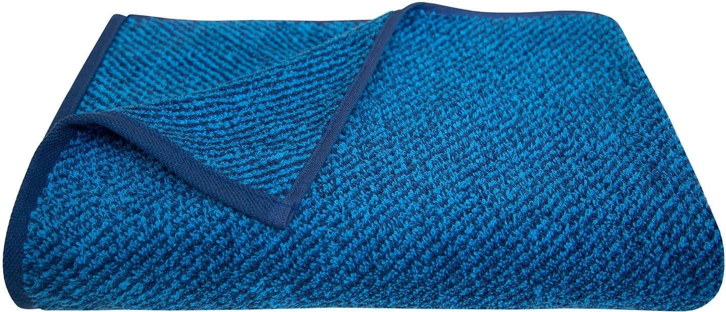 Dyckhoff Duschtuch Diagonals Blau Frottier 70x140cm
