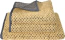 DYCKHOFF Handtuch Set Golden Shades Rhombus Gold 3-tlg. Walkfrottier Bild 4