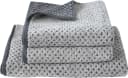 DYCKHOFF Handtuch Set Golden Shades Rhombus Grau 3-tlg. Walkfrottier Bild 4