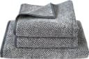 DYCKHOFF Handtuch Set Golden Shades Herringbone Grau 3-tlg. Walkfrottier Bild 2