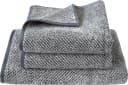 DYCKHOFF Handtuch Set Golden Shades Herringbone Grau 3-tlg. Walkfrottier Bild 4