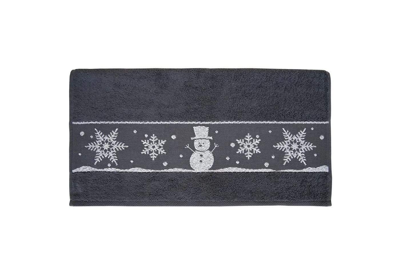 Winterliches Flauschiges Handtuch