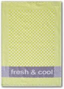 DYCKHOFF Geschirrtuch Fresh & Cool 100% Baumwolle Grün/Grau Bild 3