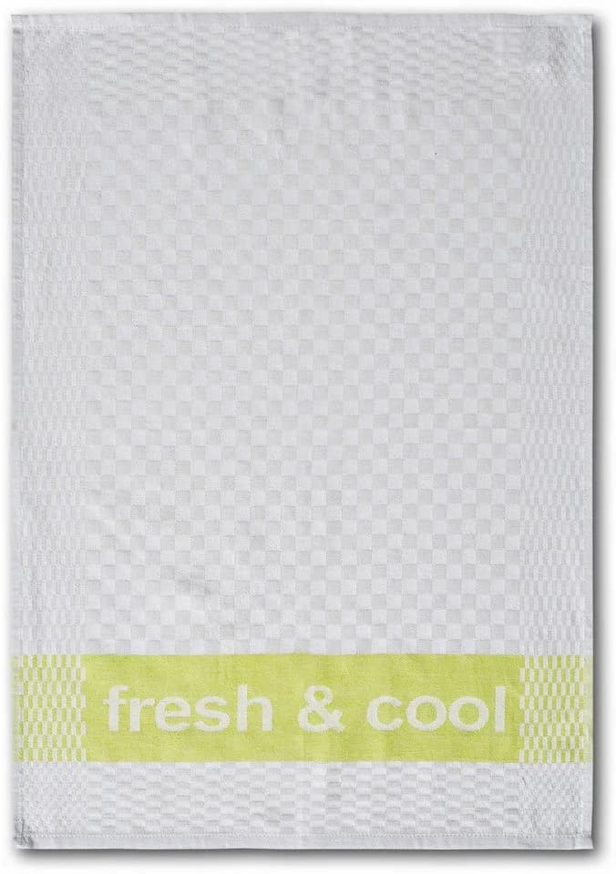 DYCKHOFF Geschirrtuch Fresh & Cool 100% Baumwolle Grün/Grau - Bild 5