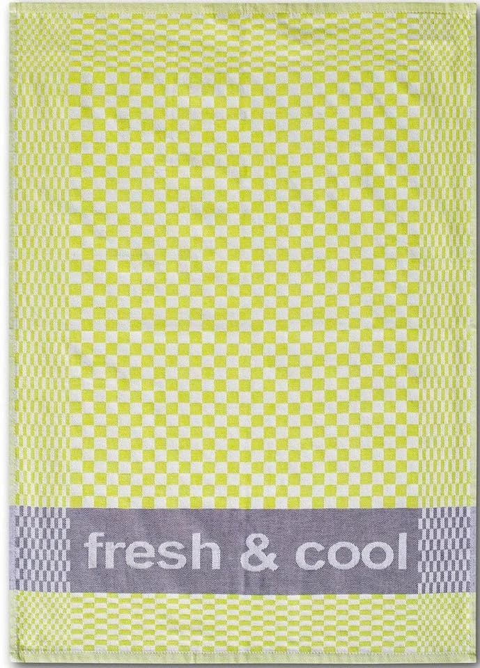 DYCKHOFF Geschirrtuch Fresh & Cool 100% Baumwolle Grün/Grau - Bild 4