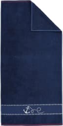 Dyckhoff Duschtuch Maritim Voyage Frottier Navy Blau Bild 4