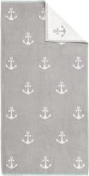 DYCKHOFF Handtuch Set Maritim Nautic Grau 3-tlg. Frottier Bild 4