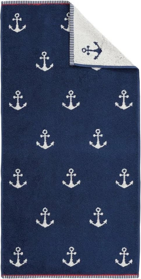 DYCKHOFF Handtuch Set Maritim Nautic 3-tlg. Navy Frottier - Bild 4