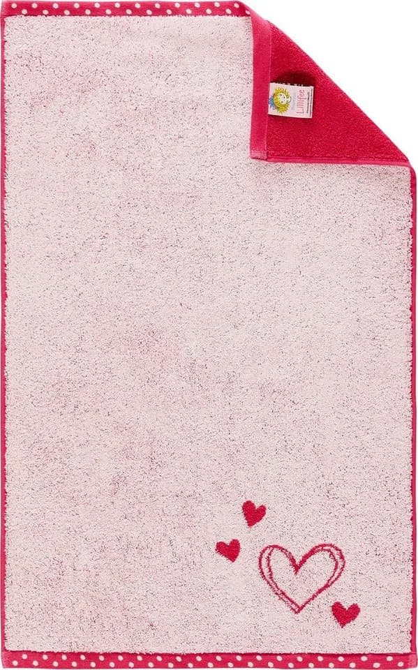 Duschtuch DYCKHOFF Lillifee Rosa Herz-Motiv 100% Baumwolle - Bild 2