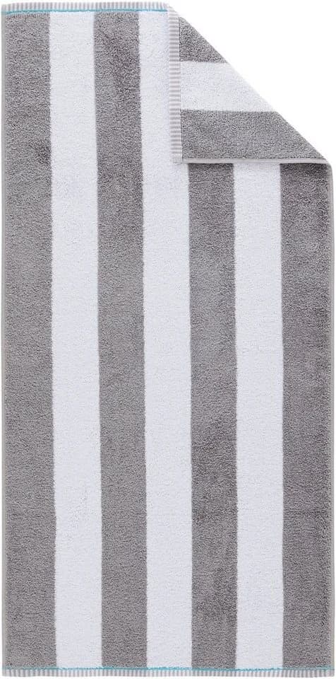 DYCKHOFF Duschtuch Maritim Block Stripe Grau Frottier - Bild 4