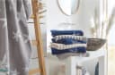 DYCKHOFF Duschtuch Maritim Block Stripe Navy Frottier Bild 1