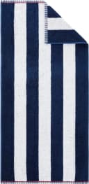 DYCKHOFF Duschtuch Maritim Block Stripe Navy Frottier Bild 4