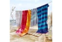 DYCKHOFF Aquarius Strandtuch Blau Frottiervelours 80x180cm Bild 1