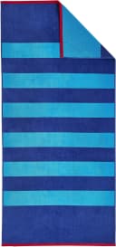 DYCKHOFF Aquarius Strandtuch Blau Frottiervelours 80x180cm Bild 3