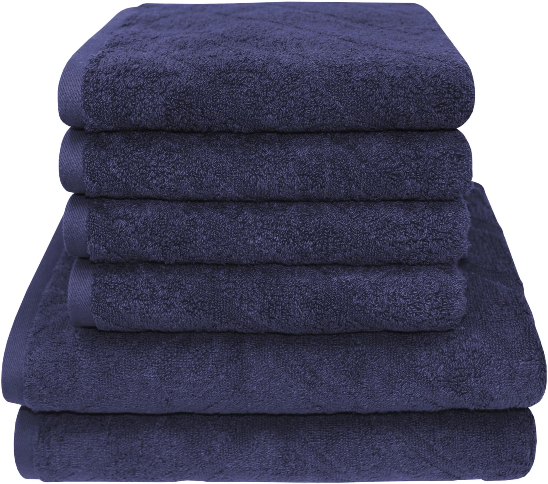 Dyckhoff Handtuch Set City Lights 6-tlg. Ultramarin Walkfrottier