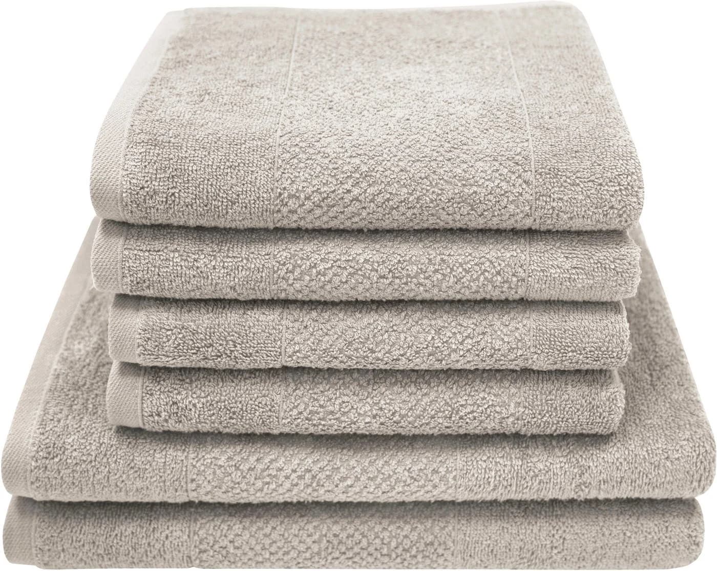 DYCKHOFF Handtuch Set 6-tlg. Beige Walkfrottier - Bild 2