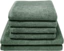 DYCKHOFF Handtuch Set Popcorn Streifen 6-tlg. Tanne Walkfrottier Bild 2
