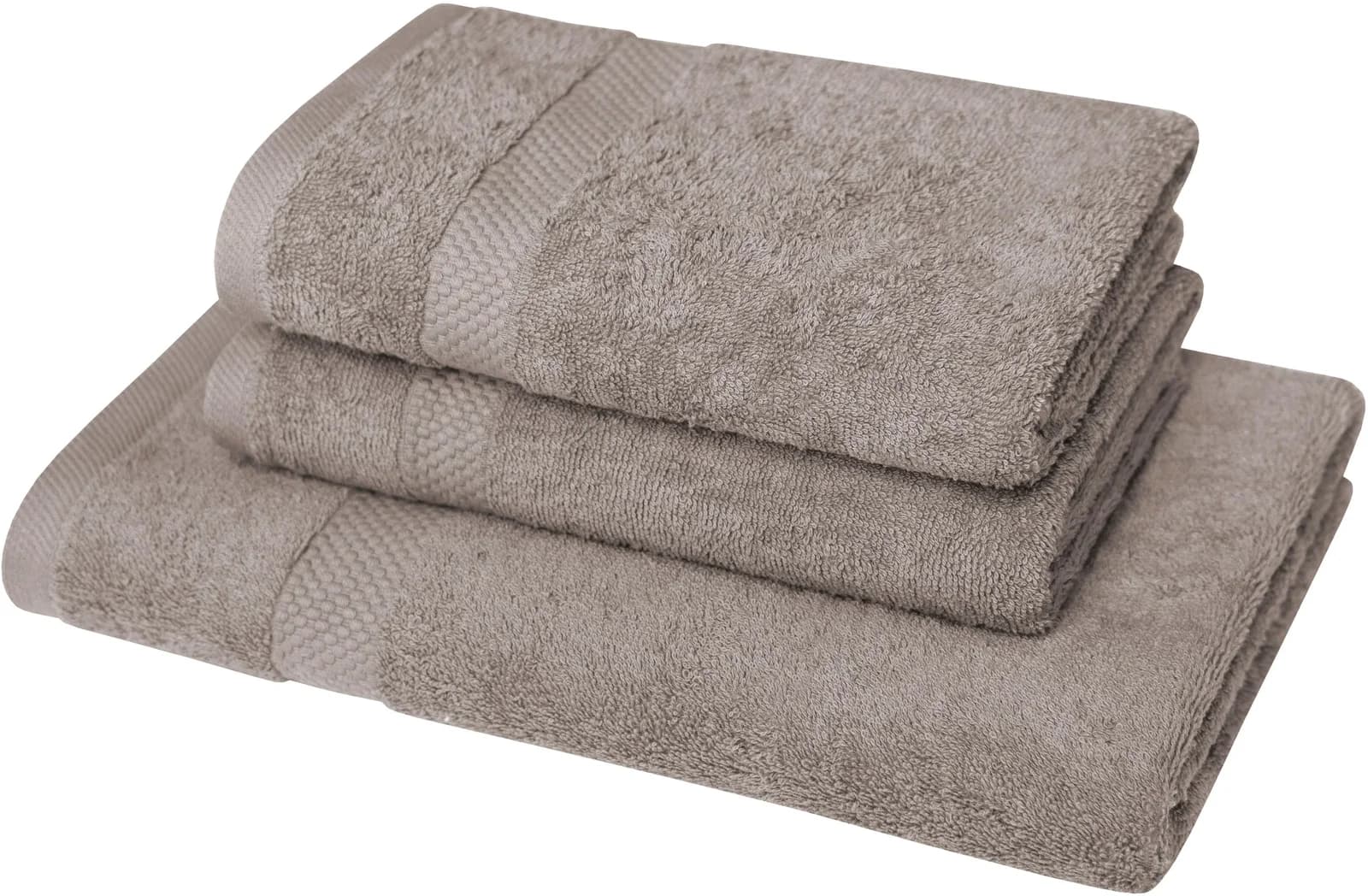 Handtuch Set DYCKHOFF Planet Taupe 3 Stk. Baumwolle