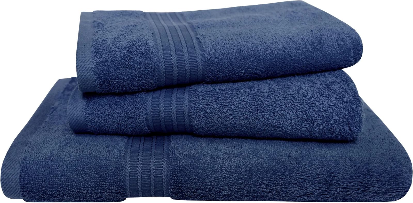 Dyckhoff Handtuch Set Siena Tintenblau 3-tlg. Frottier