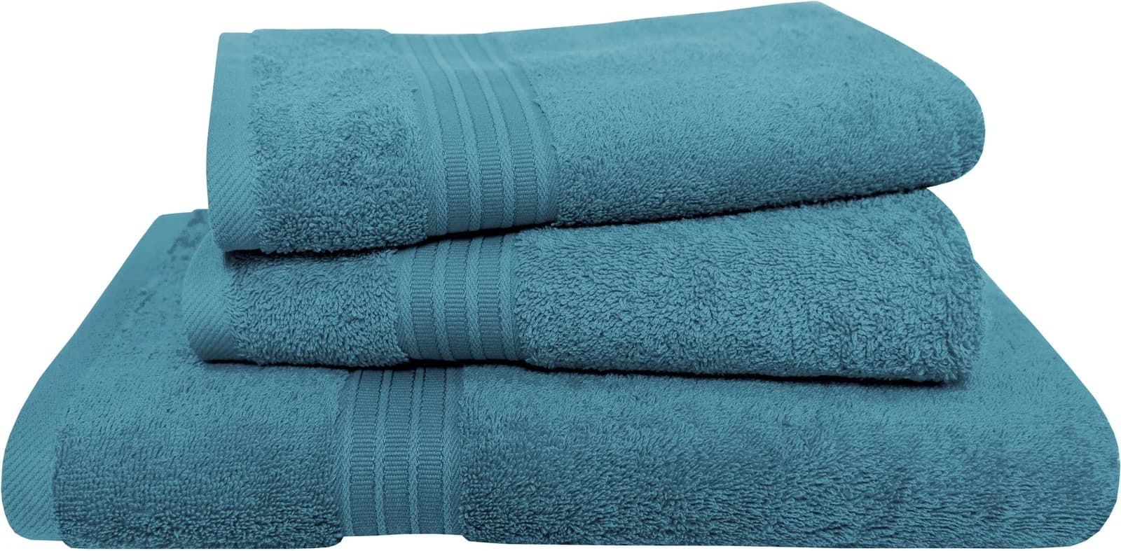 Dyckhoff Handtuch Set Siena Smaragdgrün 3-tlg. Frottier