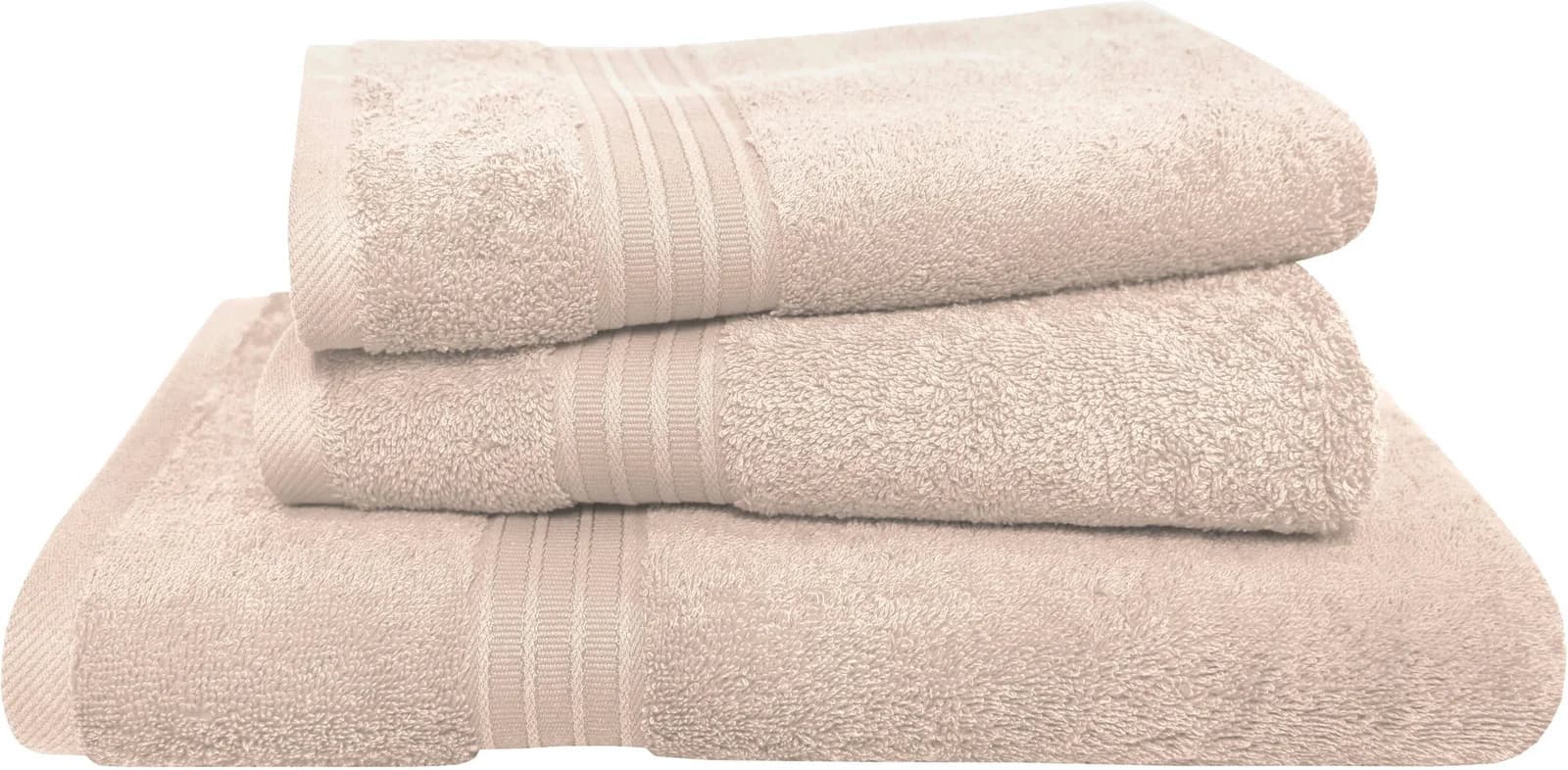 DYCKHOFF Handtuch Set Siena 3-tlg. Beige Champagner Frottier