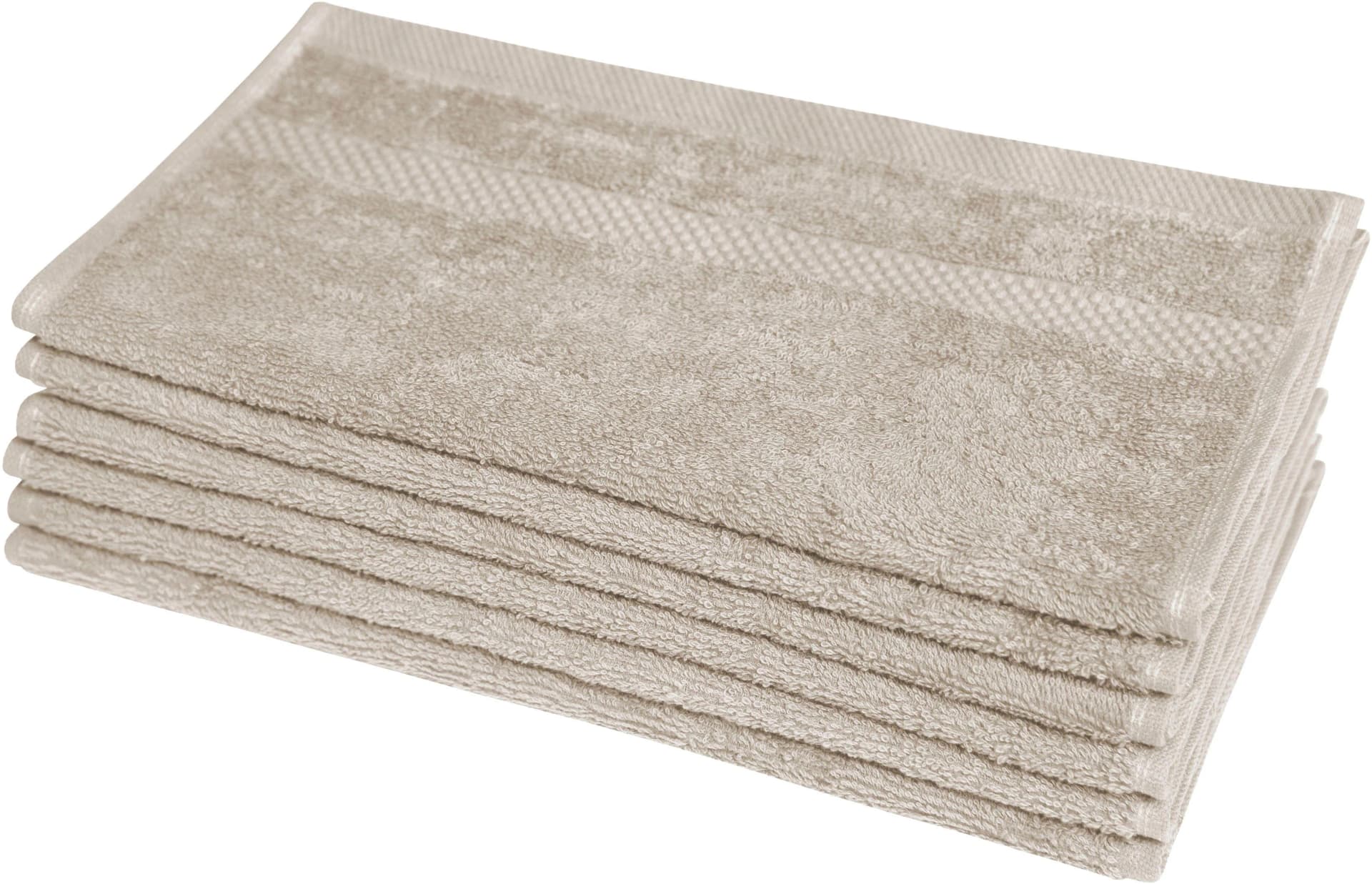 DYCKHOFF Seiftuch Planet Beige 100% Baumwolle Waschlappen - Bild 5