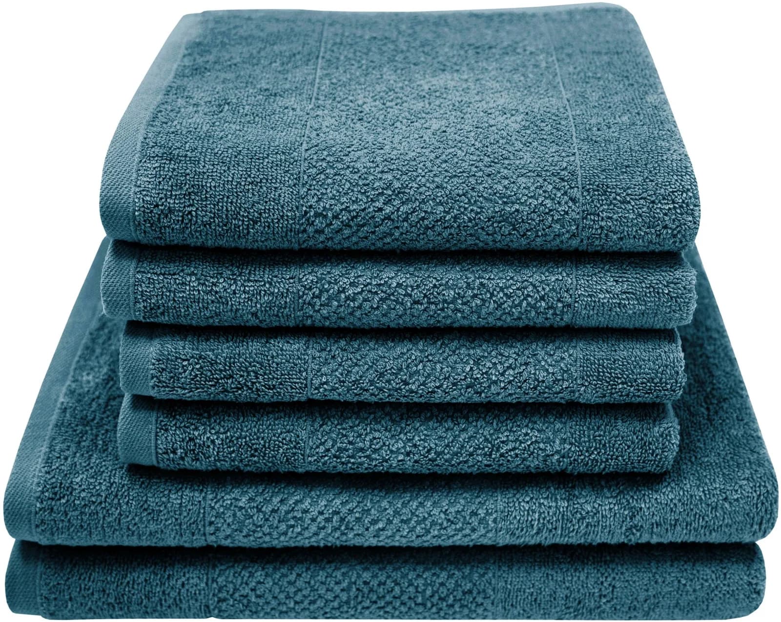 Dyckhoff Handtuch Set Popcorn Streifen 6-tlg. Blau