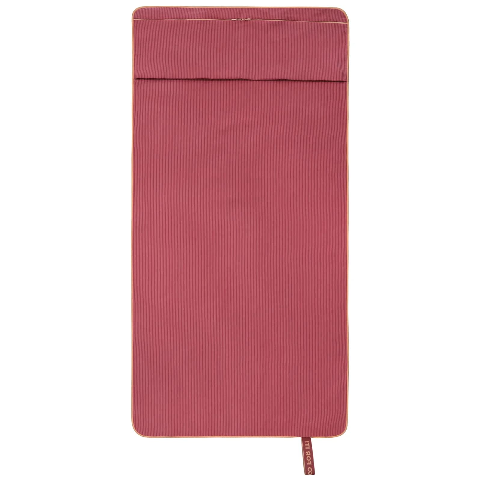 Dyckhoff Mikrofaser Sporttuch mit Kapuze und Tasche Rot