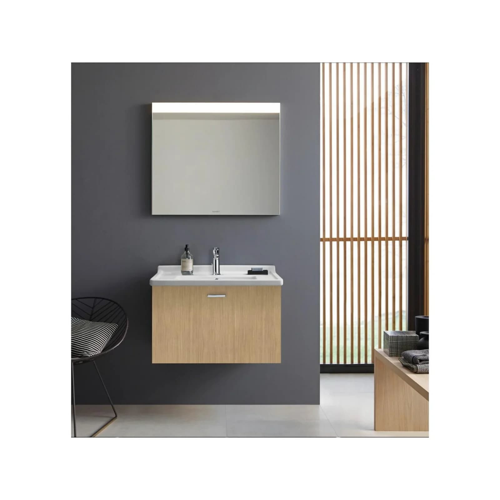 Duravit Starck 3 Möbelwaschtisch 70 x 49 cm Weiß Unterbaufähig