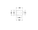 Duravit D-Code WC-Sitz mit Absenkautomatik Weiß Bild 4