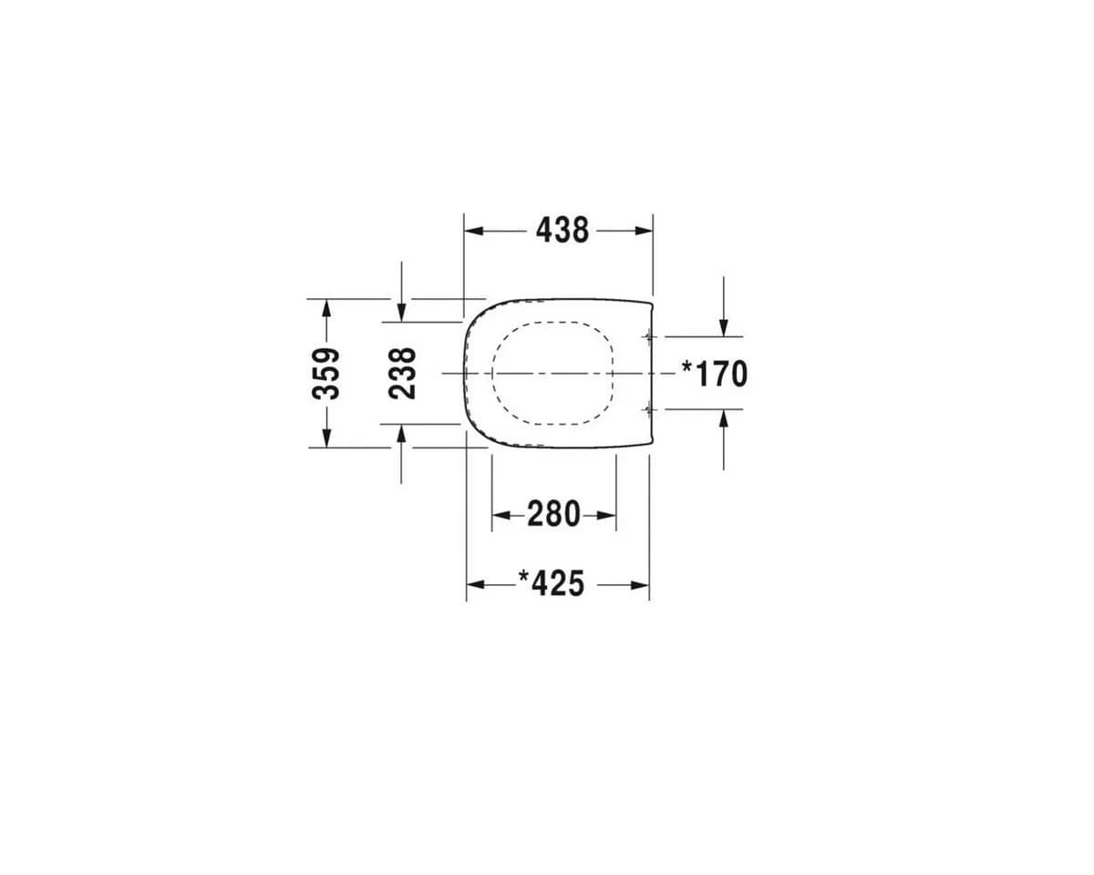 Duravit D-Code WC-Sitz mit Absenkautomatik Weiß - Bild 4