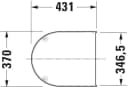 Duravit Starck 3 WC-Sitz Weiß SoftClose Absenkautomatik Bild 4