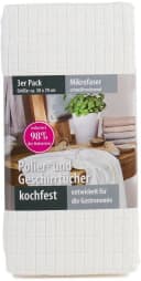 GÖZZE Mikrofaser Geschirrtuch 3er Pack Beige Kochfest Bild 4