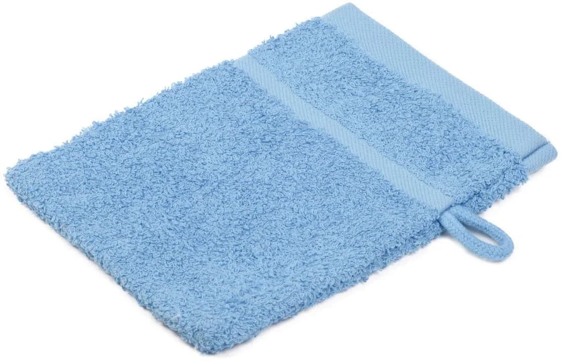 GÖZZE Waschhandschuh Sylt Taubenblau Frottier 100% Baumwolle